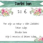 DARILNI BON - 20 €